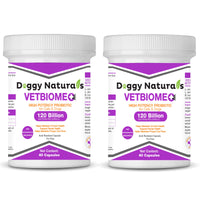 Vetbiome Plus Probiotic for Pets - 120 Billion CFUs (40 Capsules) Made in U.S.A