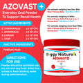 AzoVast Plus Kidney Health Supplement for Dogs & Cats, Oral Powder (6 Oz) - (120 Doses/Jar) NO Refrigeration Required-Help Support Kidney Funct(6 Oz)