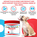 AzoVast Plus Kidney Health Supplement for Dogs & Cats, Oral Powder (6 Oz) - (120 Doses/Jar) NO Refrigeration Required-Help Support Kidney Funct(6 Oz)