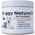 Probiotics for Dogs and Cats - Advanced Max-Strength Digestive Health, Increase & Maintain Proper Gut Flora-(Made in USA) (Powder 6 Billion CFU,7.4 Oz)