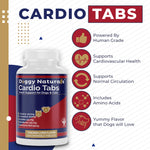 Cardio Tabs Heart Support Supplement for Dog and Cats,( 120 Tablets )