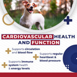 Cardio Tabs Heart Support Supplement for Dog and Cats,( 120 Tablets )